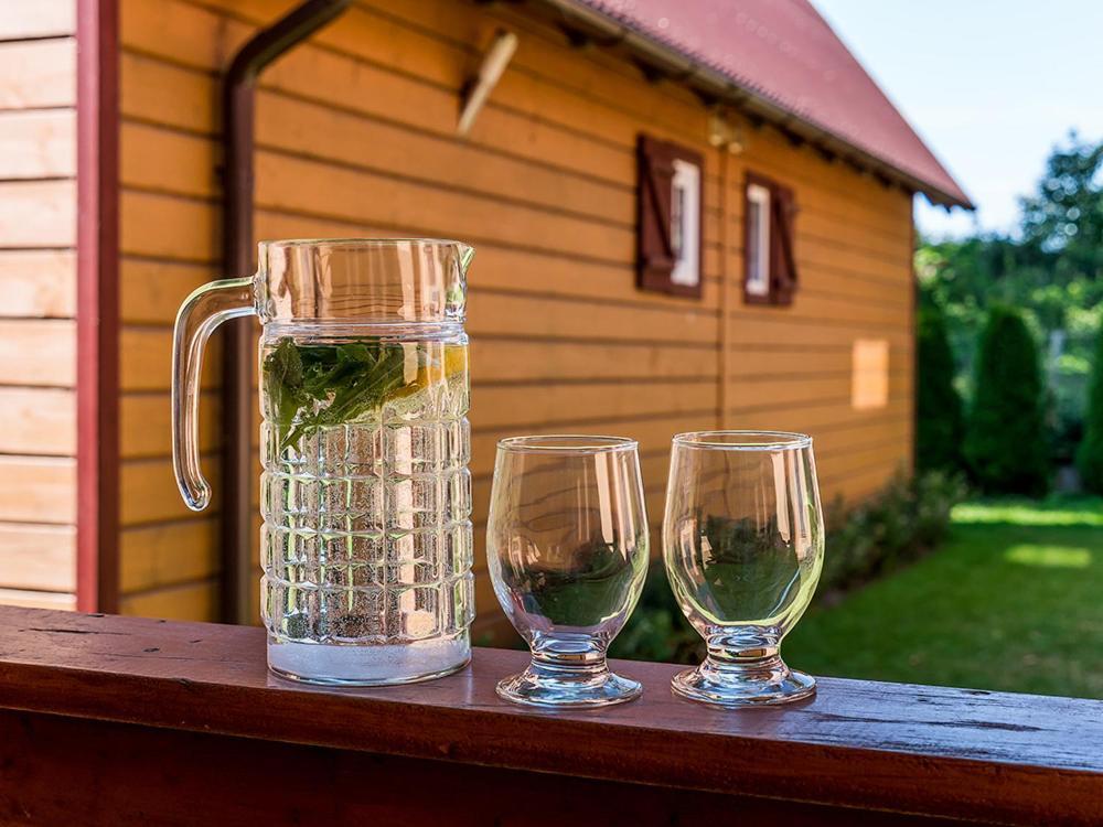 U Sylwi Domki Drewniane Trzęsacz Exterior foto